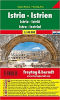 Freytag & Berndt AK7405 Pocket Map (1:100k) of Istria, Croatia. Highly detailed for cycling, road trips, and finding campsites. Features Pula, Rovinj, Motovun & Opatija city plans. - Image 1 of 0