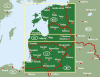 Baltic States Travel & Road map. This is a great map covering the Baltic States. On one side it covers Estonia and Latvia and on the other Lithuania, the rest of Latvia, some of Russia and Poland. Good detail and easy to read legend and index. In addition - Image 2 of 0