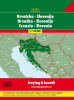 Croatia Slovenia Super Atlas with Europe. This is a coil bound atlas of Croatia and Slovenia. Includes tourist information, index with postal codes, city maps and distances in kilometers. City coverage for Croatia includes Dubrovnik, Pula, Slavonskibrod, - Image 3 of 0