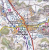 IGN Top 100 (D21) CÃ´te dâ€™Or travel map featuring Dijon, Beaune, Parc National de ForÃªts, and Burgundy vineyard cycling routes. - Image 4 of 0