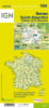 Reims Saint-Quentin France Travel & Road Map. The brand new revision of the IGN Top 100 maps - originally designed for cyclists they should appeal to anyone who wants to explore their holiday area of France in detail by walking, cycling or by car. IGN say - Image 2 of 0