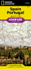 Spain & Portugal Adventure Travel Map The front side of the Spain and Portugal map shows the eastern half of Spain from its northern borders with France and Andorra south along its Mediterranean coastline to Almeria. Portugal and the western half of Spain - Image 1 of 0