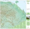 Topographic Map of Ivvavik National Park, Yukon, Canada at 1:150,000 scale with shaded relief and Firth River details. - Image 2 of 0