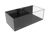 Fiji Cube 76 Gallon Shallow Internal Overflow Rimless Aquarium - Image 2 of 0