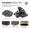 Fluval Black Basalt Canyon Aquascaper Natural Rock & Sand Decor Nano Set, 24 lb/11 kg - Image 2 of 0