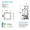 IceCap K3-160 OVP In-Sump Protein Skimmer IC-K3-160-OVP Protien Skimmer Open Volute Pump - Image 4 of 0