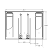 JBJ Rimless Flat Panel 45 Gallon White Aquarium & Stand - Image 4 of 0