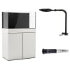 JBJ Rimless Flat Panel 65 Gallon White Aquarium, Stand, & Kessil AP9X LED Light Package - Image 1 of 0