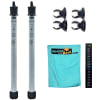 Lifegard Aquatics TWO 200 Watt (400 Watts Total) Adjustable Quartz Glass Aquarium Heater PLUS Package - Image 1 of 0