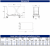 ESX-10 MOBILEVELER 220 LB CAP 17.8x27.6 PLATFORM SPRING ACTUATED - Image 5 of 0