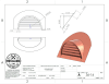 36" Half Round Roof Dormer for 16:12 Pitch - Image 2 of 0