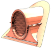 Copper Clock Face Roof Vent, Copper Roof Vents, Roof Dormers, Roof Vents, Arch Roof Vent, Clock Roof Vent, Dormer Vent, Dormer Louver, Copper Roof Louver, roof vent, copper roof louver - Image 1 of 0