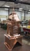 copper cupola, copper barn cupola, cupola, barn cupola, roof adornment, roof cupola, roof decoration, roof decor, copper roof decor, large cupola, estate cupola, large copper cupola, large custom cupola, custom cupola, bell top, tulip top, meadows cupola - Image 3 of 0