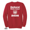 Amherst Annie Crew Neck Sweatshirt  with Amherst Tigers Logo - Image 3 of 0