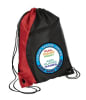 drawstring backpack red/black - Image 3 of 0