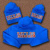 Royal blue hoodie with red and white text that reads 'let's go buffalo'. Cheer on the Buffalo Bills! - Image 3 of 0