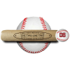 engraved 18" souvenir baseball bat "add your choice of text inside an oval area" - Image 2 of 0