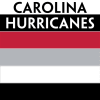 Carolina Hurricanes team colors custom printed mini hockey stick. Personalized mini hockey stick by ministixx. - Image 1 of 0