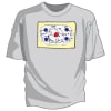 Printed Tee Shirt with Strategy Drawing on center chest. - Image 2 of 0