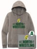 Wmsvl North Wrestling Medium Weight Gray Hoodie with Wmsvl Spartan logo. - Image 2 of 0