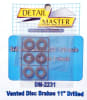 Vented Disc Brakes - Drilled for 1/24 & 1/25 kits (Set of 2) - Image 1 of 0