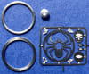 Spyder Skull Billet Steering Wheel for 1/24 & 1/25 - Image 3 of 0