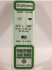 Evergreen Scale Models .015" X .030" Opaque White Polystyrene Strip - Image 1 of 0