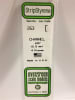 Evergreen Scale Models .100" 2.5mm Opaque White Polystyrene Channel - Image 1 of 0