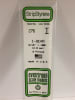 Evergreen Scale Models .188" 4.8mm Opaque White Polystyrene I-Beam - Image 1 of 0