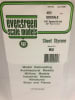 Evergreen Scale Models  3/16" x 3/16" Opaque White Polystyrene Sidewalk - Image 1 of 0