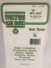 Evergreen Scale Models .040" Opaque White Polystyrene Corrugated Metal Siding - Image 1 of 0