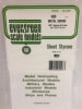 Evergreen Scale Models .080" Opaque White Polystyrene Corrugated Metal Siding - Image 1 of 0