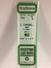 Evergreen Scale Models .060" 1.5mm Opaque White Polystyrene Z Channel - Image 1 of 0