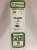 Evergreen Scale Models .188" 4.8mm Opaque White Polystyrene Z Channel - Image 1 of 0