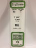 Evergreen Scale Models .092" 2.3mm Opaque White Polystyrene T Shape - Image 1 of 0