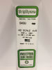 Evergreen Scale Models .043" X .090" Opaque White Polystyrene Strip - Image 1 of 0