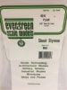 Evergreen Scale Models .015" (.38mm) Plain Opaque White Polystyrene Sheet - Image 1 of 0