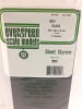 Evergreen Scale Models .040" Plain Opaque Black Polystyrene Sheet - Image 1 of 0