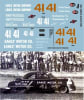 Gofer Racing Curtis Turner 1950 Oldsmobile Decal Sheet (1/25) - Image 1 of 0