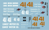 Gofer Racing Curtis Turner 1950 Oldsmobile Decal Sheet (1/25) - Image 2 of 0