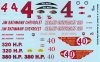 Rex White 1962 Chevrolet & 1937 Ford Model Car Decal Sheet Gofer Decals (1/25 or 1/24) - Image 1 of 0