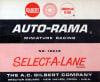 Gilbert American Flyer Auto-Rama Racing Accessories Set (Fly-Over Chicane Kit, Flip Flop Chicane, and Select-A-Lane) (1/32) - Image 3 of 0