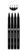 Molotow Blackliner Permanent Pen Set 2 (set of 4) (.3, .5, .7, 1mm) - Image 2 of 0