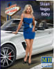 Sloan "Vegas Baby" A Modern  Pin-Up Girl Wearing Mini-Dress Posing with Hand on Hip  (1/24) - Image 1 of 0