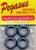 520 Whitewall Tires Lo-Pro "New Lowrider Style" (Set of 4) (1/25) - Image 1 of 0