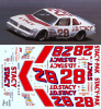 1982  #28 JD Stacy Pontiac Lemans Benny Parsons Decal (1/25) - Image 1 of 0