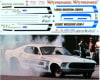 Mickey Thompson's White '69 Mustang FC, 69 Mustang Pro Stock, '64 T'bolt Decals (1/25) - Image 1 of 0