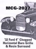 '32 Ford 4" Chopped  Grille horizontal bars: includes resin grille surround - Image 4 of 0