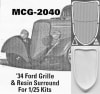 '34 Ford  Grille 1/25: includes resin grille surround - Image 1 of 0