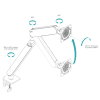 Heavy Duty Monitor Arm for your PC or Mac - Image 7 of 0